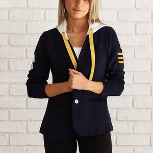 Miller Wendt Sloane Hooded Blazer Jacket Black